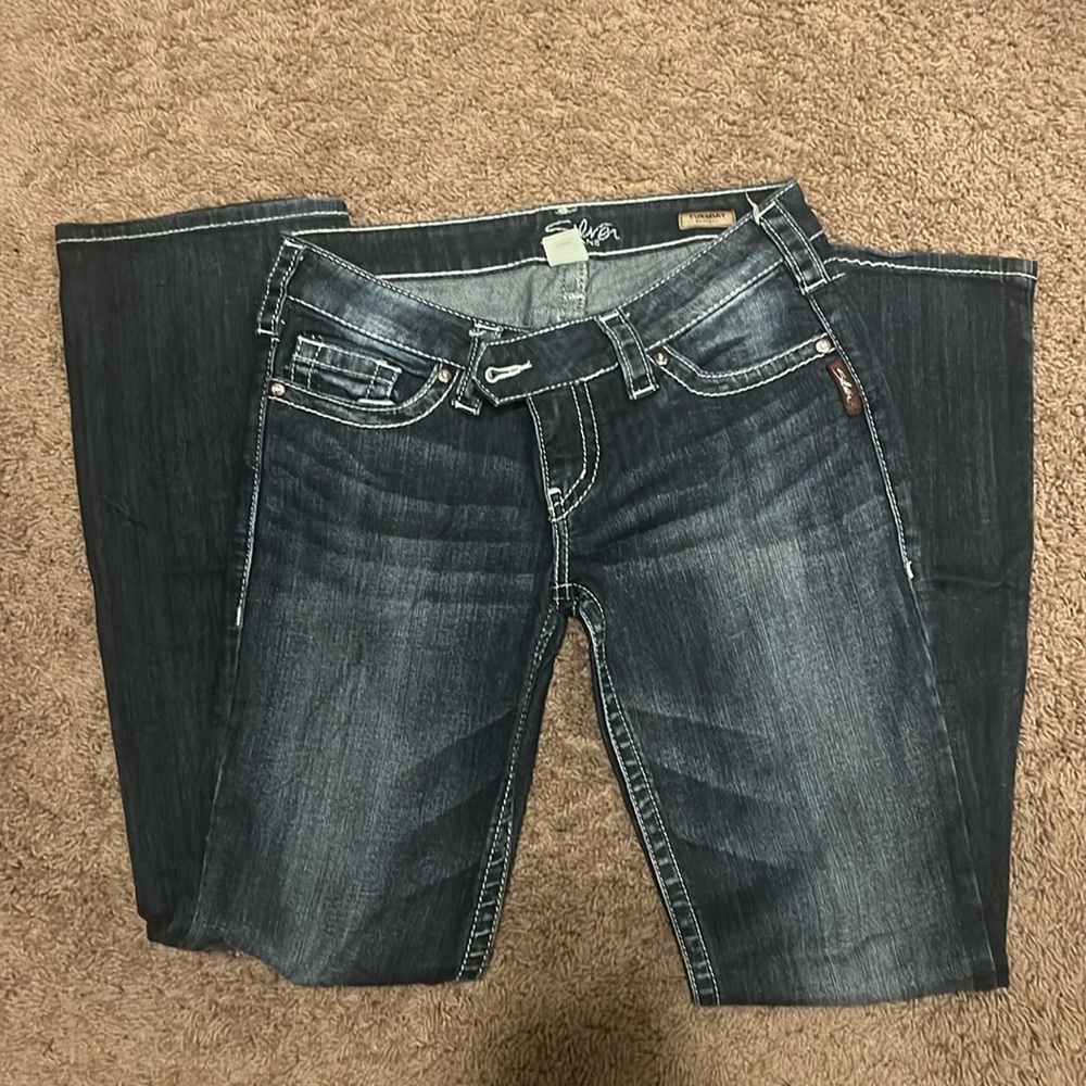 Women’s Silver Bootcut Jeans